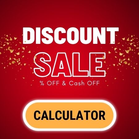 Free discount calculator