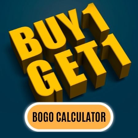 Buy one, Get one free discount calculator